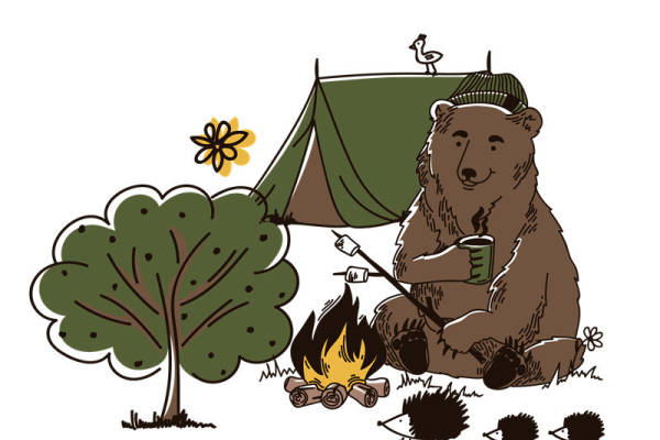 自然野趣森林花型印花，打造户外风格服装