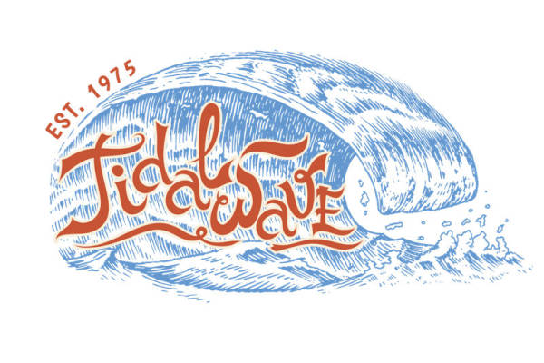 复古海浪图案：服装印花新选择