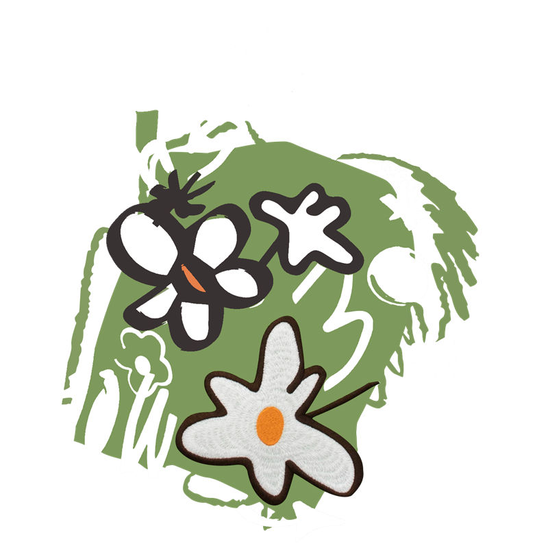 自然花卉图案裁片印花：打造个性服装