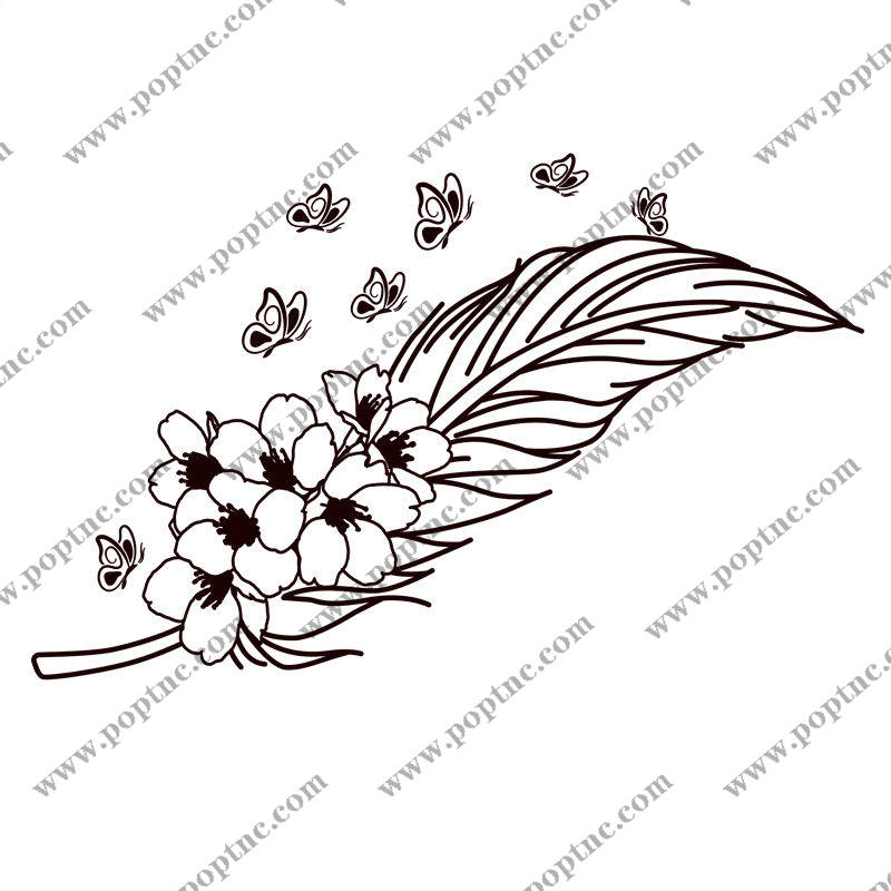 优雅花卉纹样:服装印花裁片设计灵感