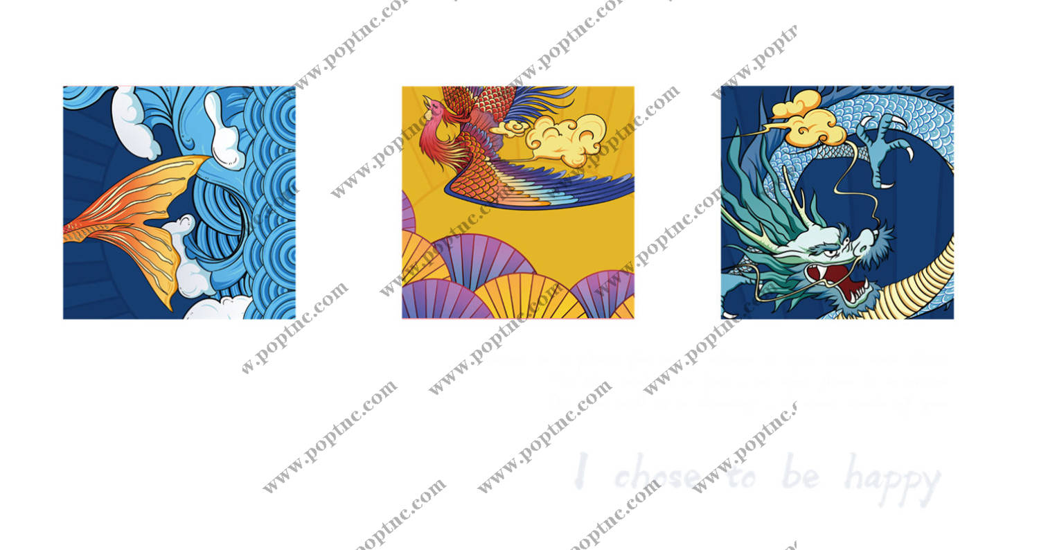 龙凤呈祥:传统元素的服装印花设计