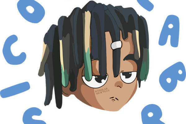 时尚潮流：个性蓝绿渐变纹理服装印花