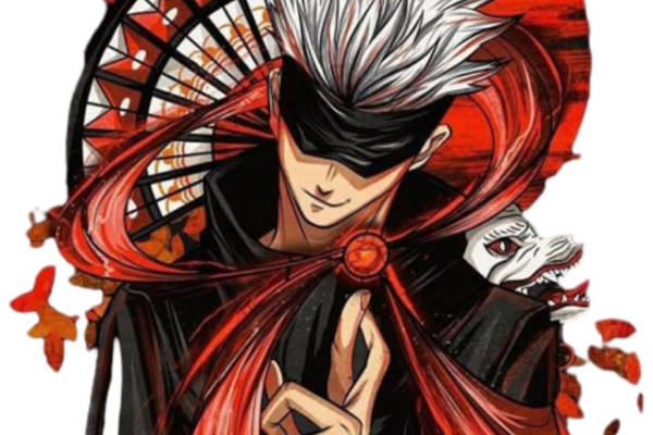 日式动漫风格裁片印花设计，适用于服装印花