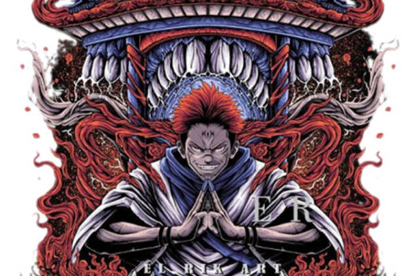 神秘东方神兽服装印花裁片