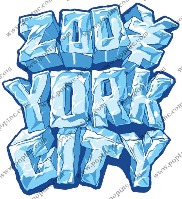 冰晶纹理服装印花:冷酷冰蓝裁片印花