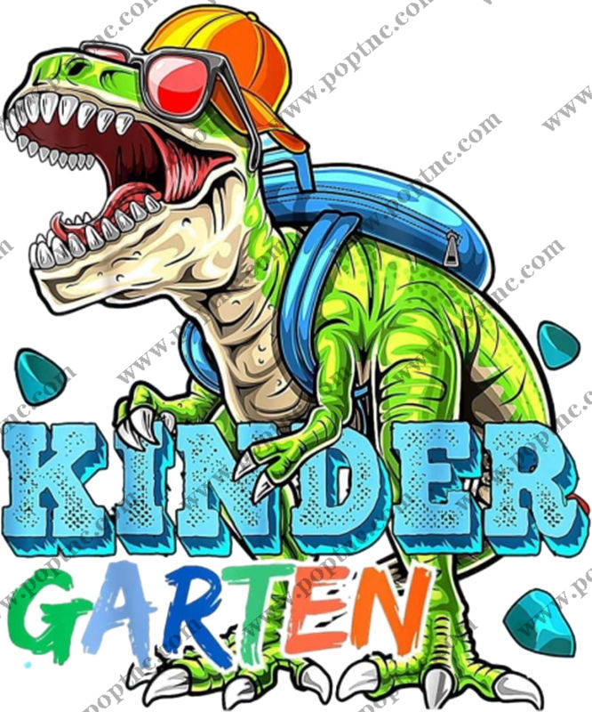 恐龙探险家印花图案,打造个性服装裁片