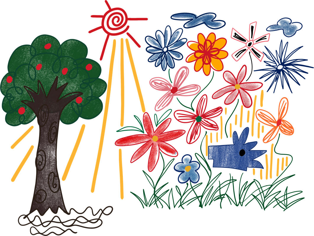 自然风花卉图案服装印花裁片设计灵感