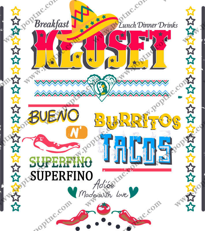 墨西哥风情服装印花图案,打造独特时尚