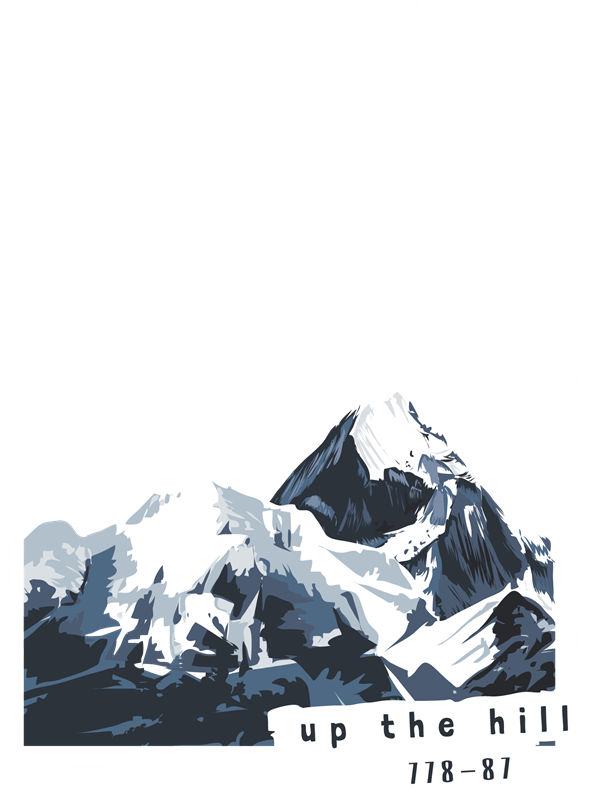 山峰纹理裁片印花:自然风格服装印花