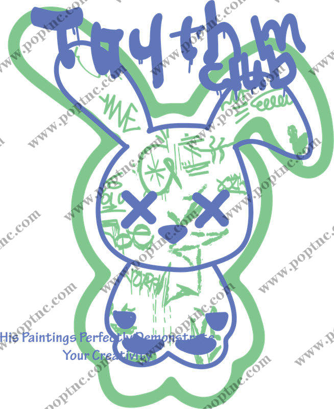 创意手绘风格服装印花图案,轻松打造个性时尚