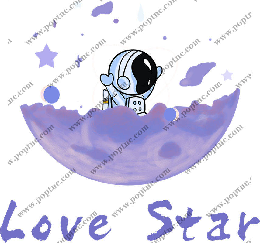 浪漫星空宇航员:服装印花裁片设计灵感