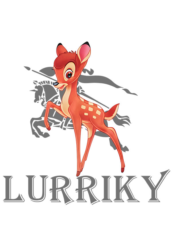 可爱小鹿图案服装印花裁片印花