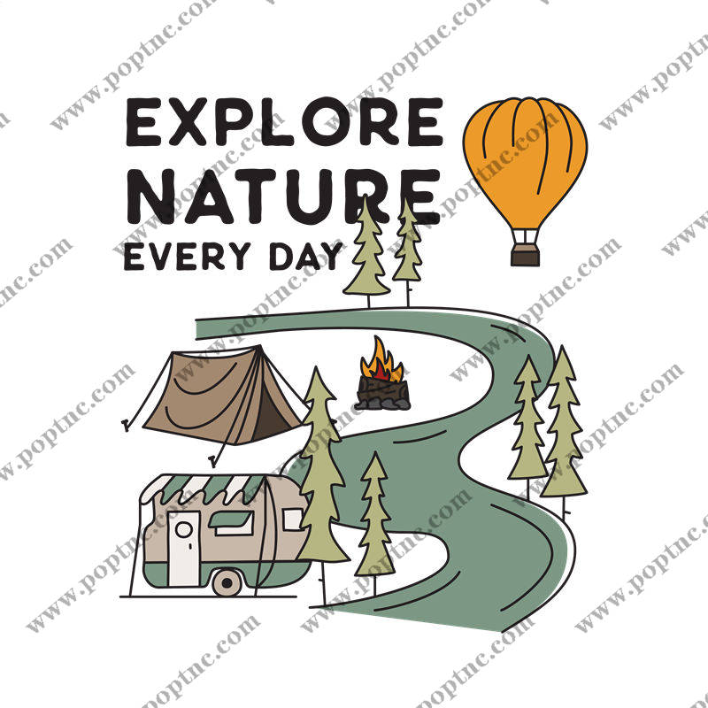 探索自然风光:户外探险主题服装印花