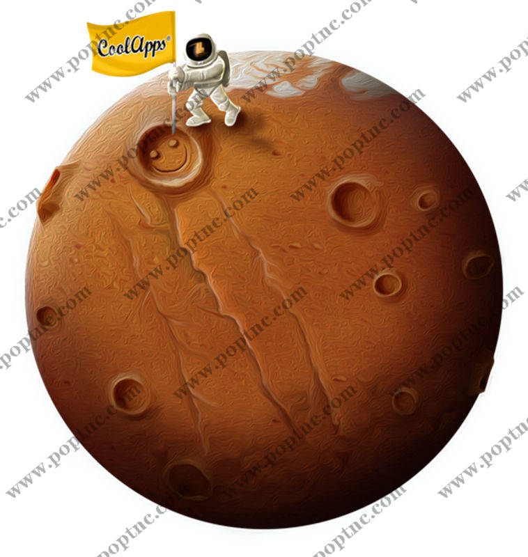 火星表面纹理裁片印花:独特风格服装印花素材