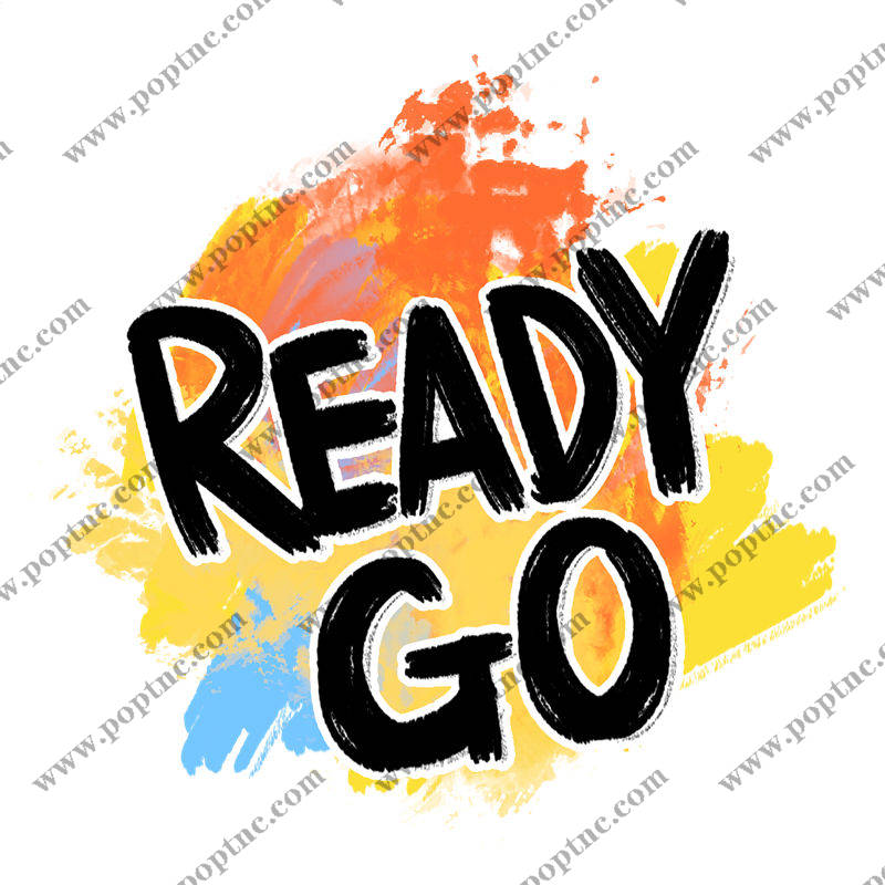 时尚裁片印花:活力橙黄蓝渐变纹理服装印花