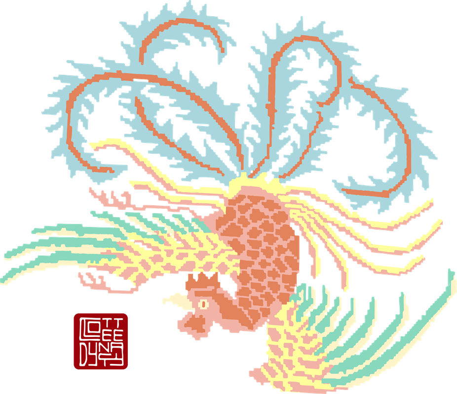 时尚裁片印花：精致花卉图案服装印花素材