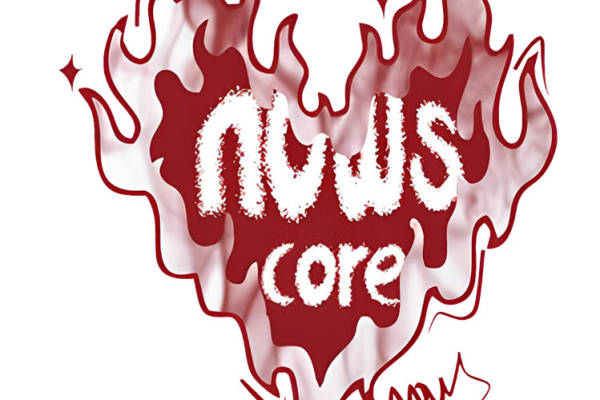 激情燃烧的火焰心形裁片印花，为你的服装增添活力