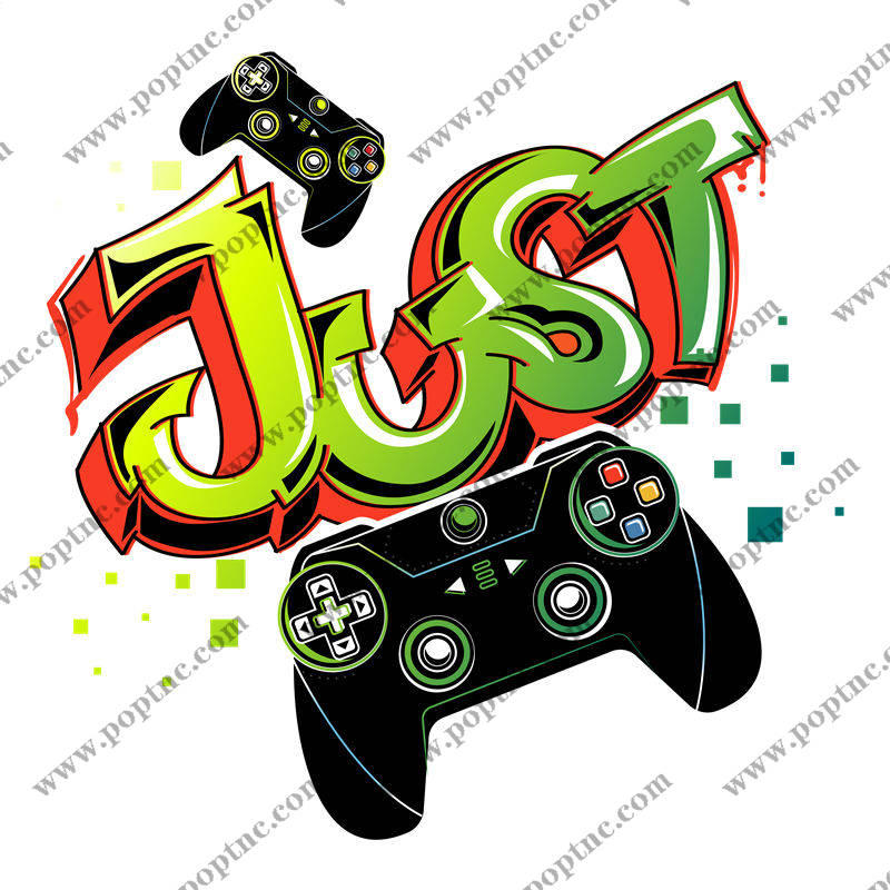 游戏风格裁片印花,打造个性服装