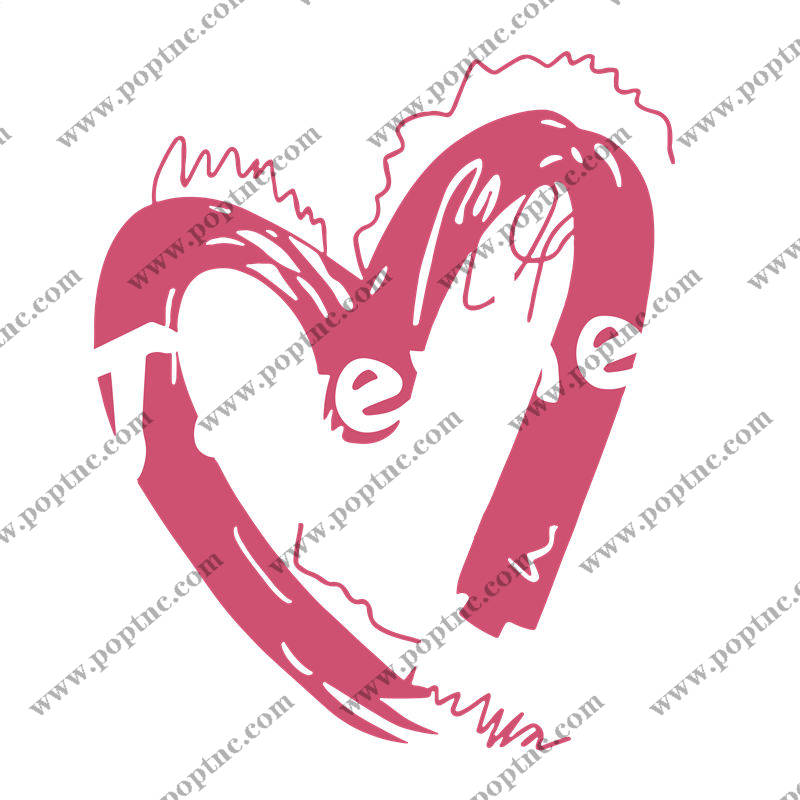 浪漫心形裁片印花:打造个性服装的完美选择