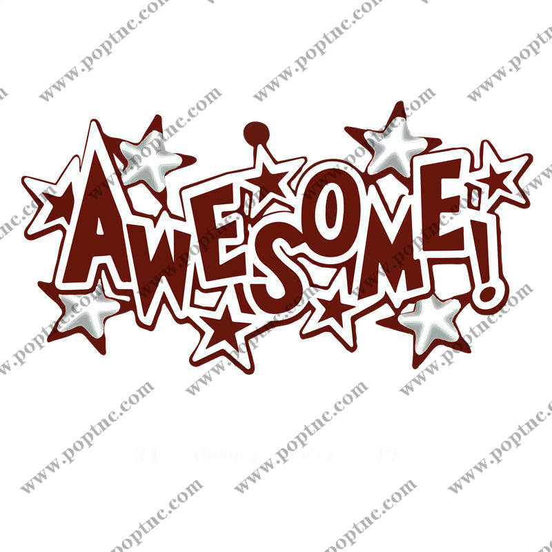 酷炫星形图案裁片印花,打造个性服装