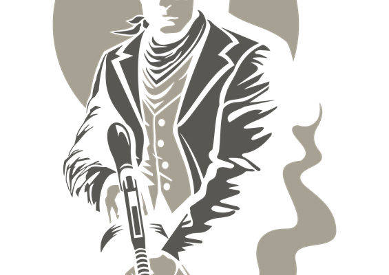 复古西部牛仔风格裁片印花，打造个性服装