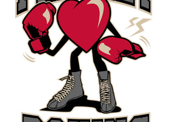 拳击心形裁片印花:运动风服装印花新选择
