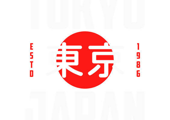 时尚简约风裁片印花：东京日式风格服装印花