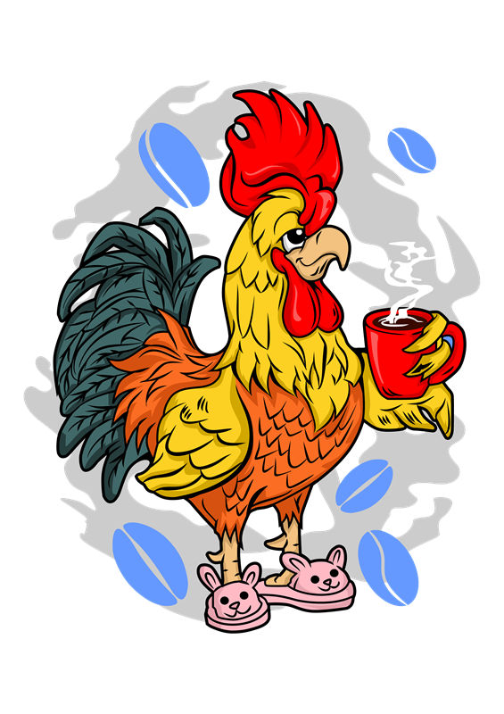 晨曦鸡鸣：创意裁片印花设计，为你的服装增添活力