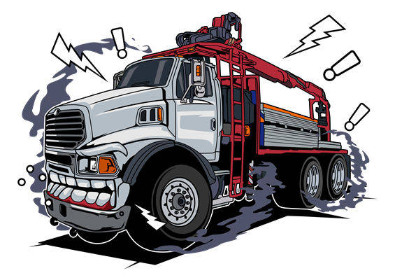 重型卡车裁片印花设计，打造独特服装风格