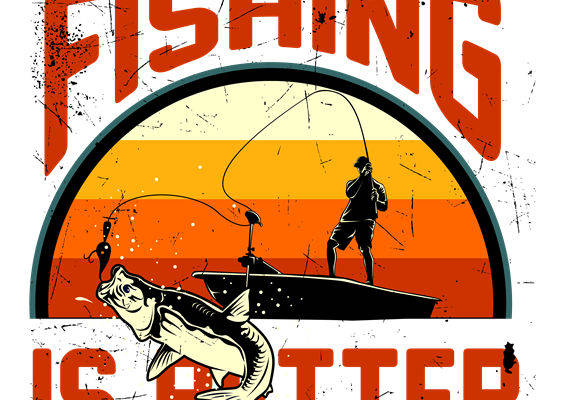 复古钓鱼场景裁片印花，打造个性服装