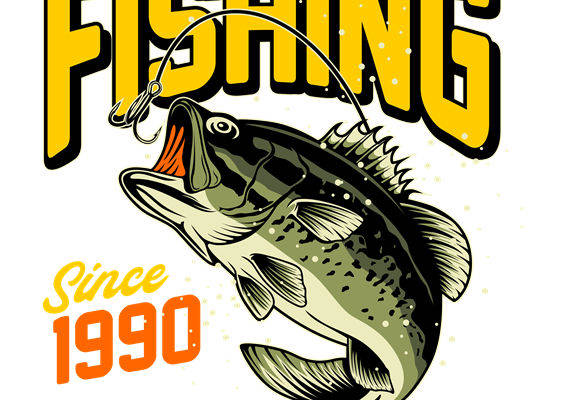 复古风格大口鱼印花裁片印花服装印花