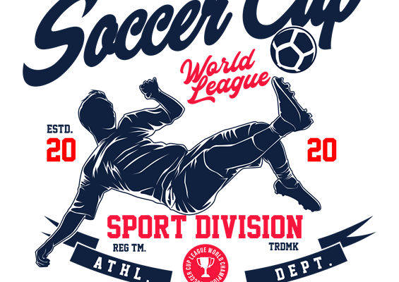 足球杯图案裁片印花，运动风服装印花素材