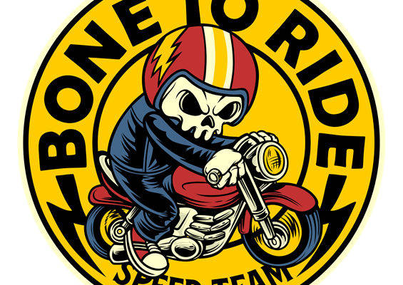 骨骑手图案裁片印花，为你的服装增添独特个性