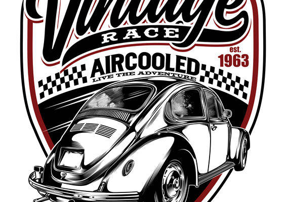 复古汽车图案裁片印花,打造个性服装