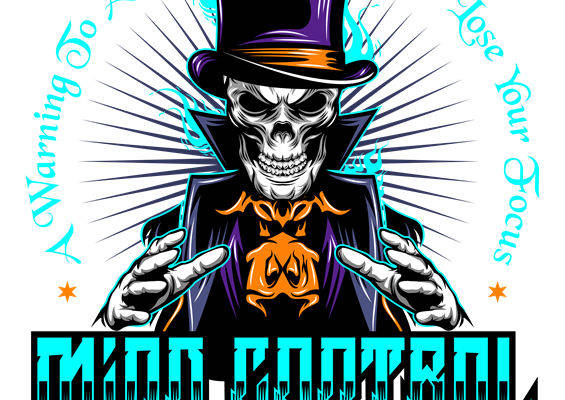 暗黑骷髅裁片印花：万圣节服装印花新选择