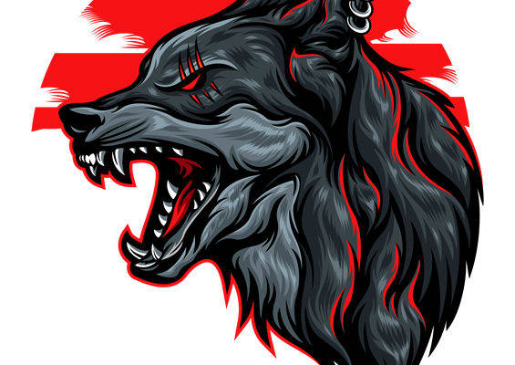 狂野狼头裁片印花：服装印花新选择