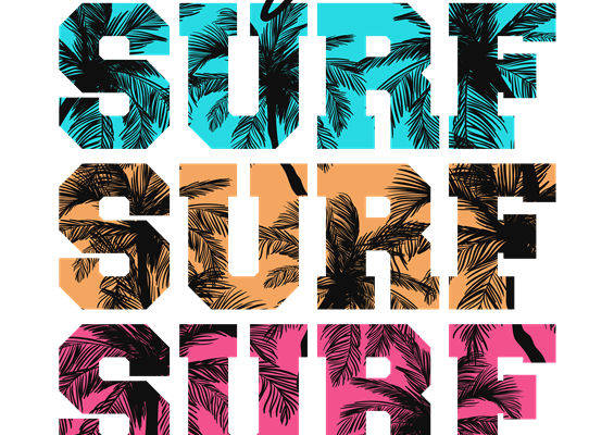 热带风情棕榈叶裁片印花，打造夏日服装新风尚