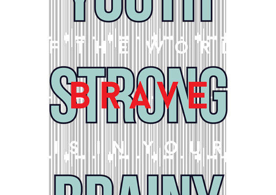 时尚潮流：青色条纹花型服装印花裁片