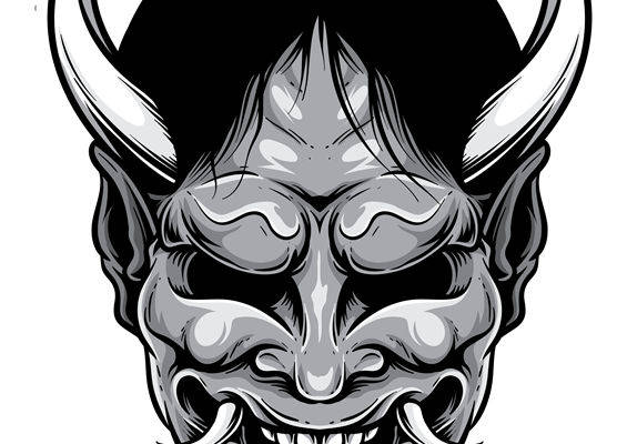 传统鬼面纹样裁片印花，打造独特服装设计