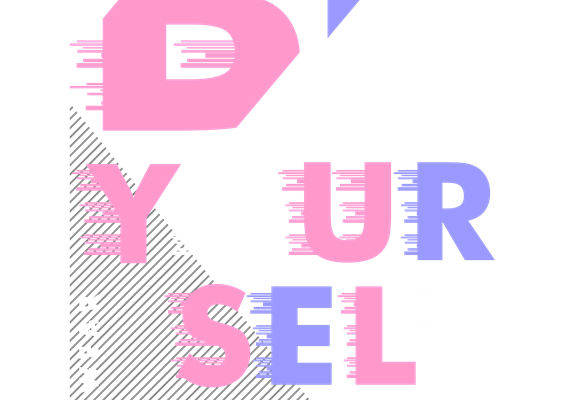 复古90年代风格服装印花图案裁片