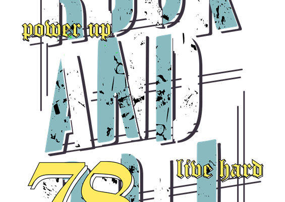 复古摇滚风格裁片印花图案，打造个性服装