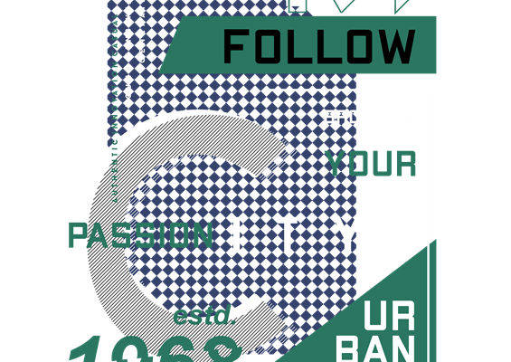 复古纽约风情服装印花设计裁片印花