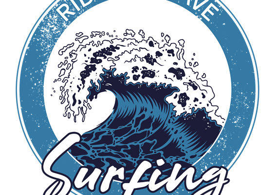 海浪纹路服装印花图案：打造个性潮牌