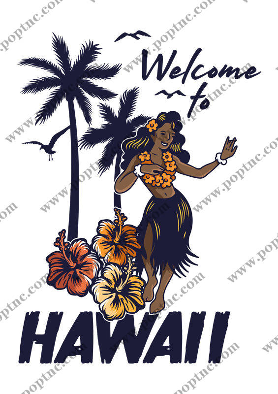 热带风情花型印花,打造夏日时尚服装