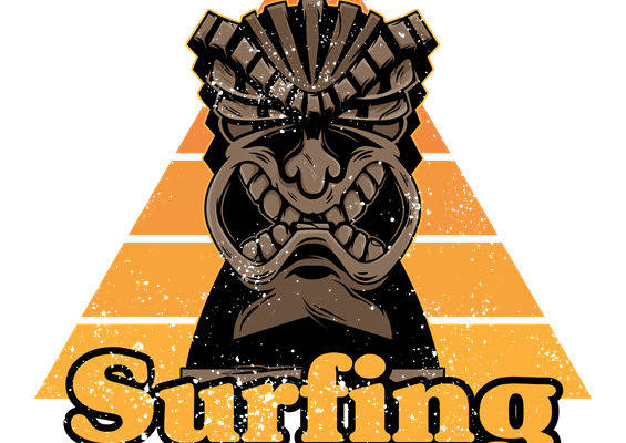 复古风潮：棕黑棕三色三角形图案服装印花