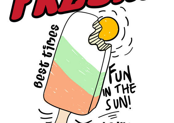 夏日清新冰棍印花，打造清凉时尚服装