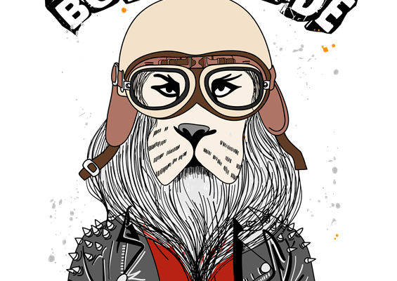 复古机车风服装印花：生而为骑，个性穿搭新选择