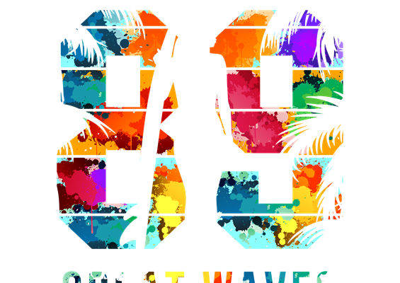 彩色泼墨风格服装印花图案，时尚潮流裁片印花素材