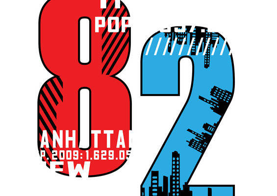 时尚裁片印花：82号城市天际线服装印花