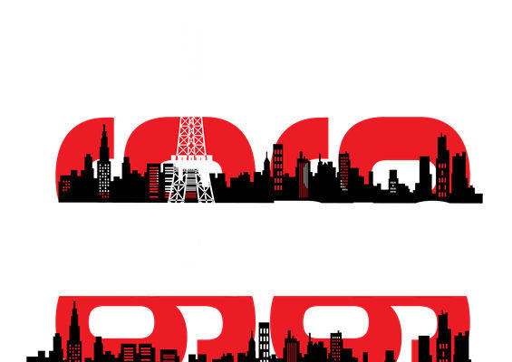 都市天际线裁片印花，打造个性服装